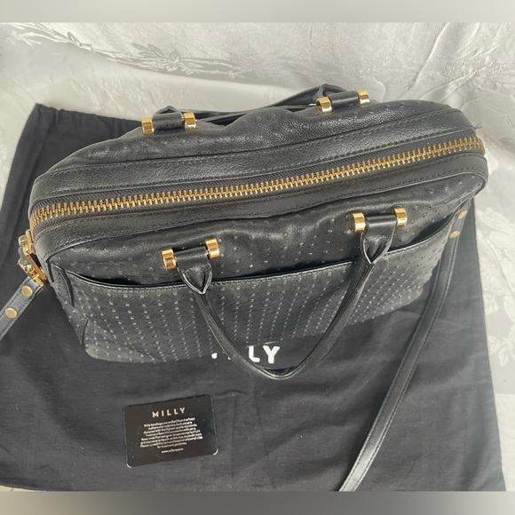 Milly leather satchel with shoulder strap and dust bag and card - Picture 13 of 13